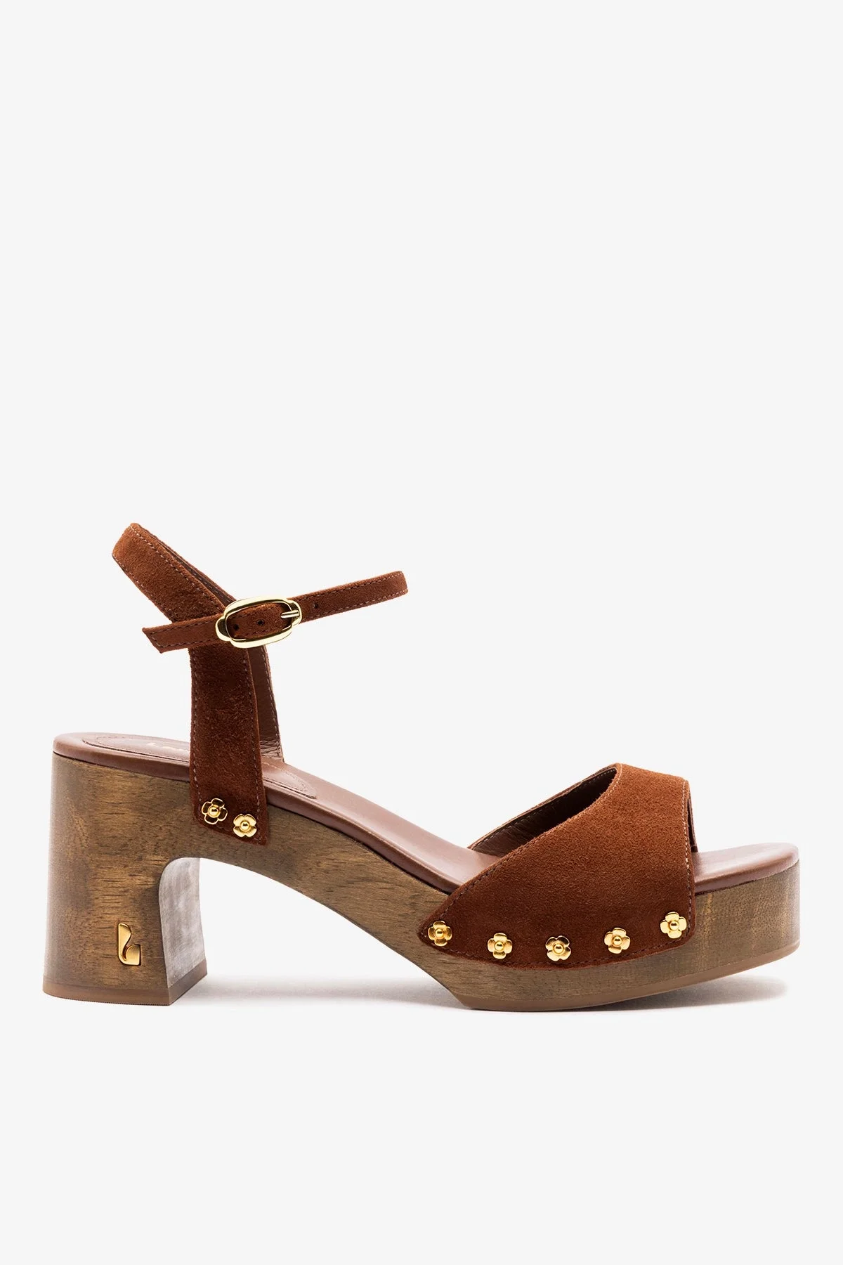 Willow Sandal Burnt Umber Suede - 1