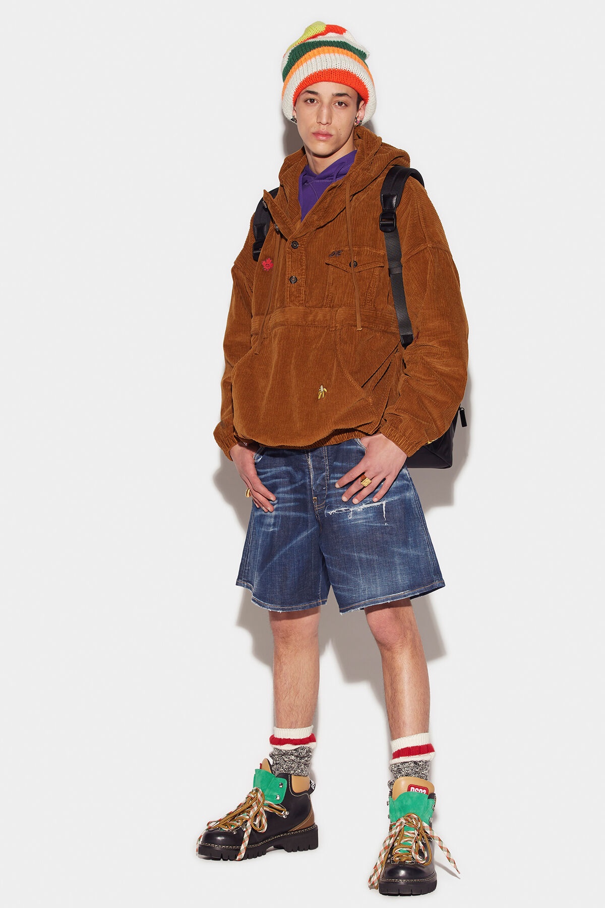 BOXER DENIM SHORTS - 1