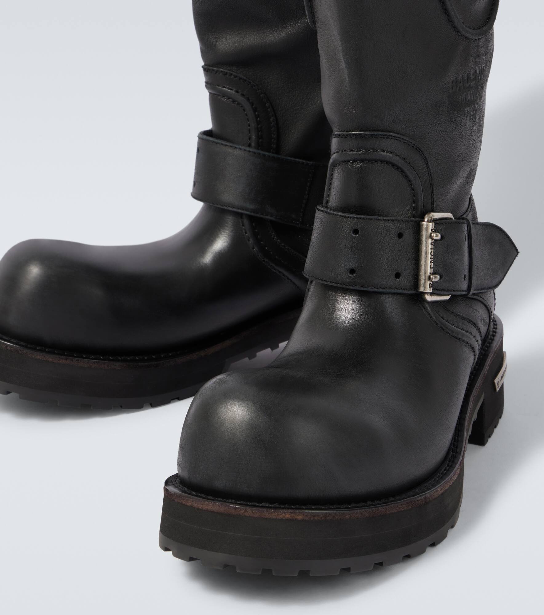 Venom leather biker boots - 3