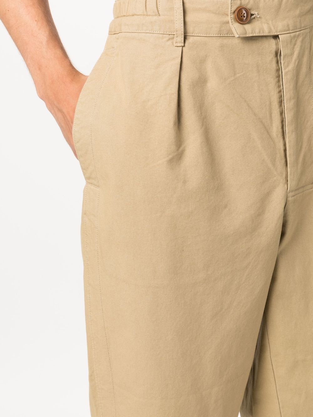 mid-rise straight-leg trousers - 5