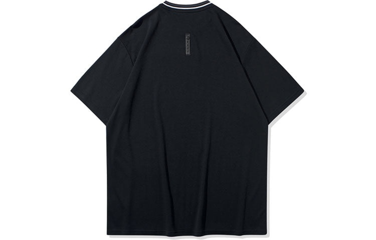 Li-Ning Wade Logo Loose Fit T-shirt 'Black' AHSQ159-1 - 2