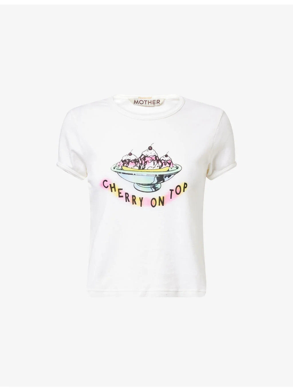 The Itty Bitty Ringer Graphic-Print Cotton T-shirt - 1