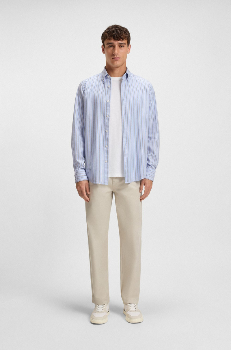 BOSS REGULAR-FIT SHIRT IN STRETCH-COTTON DOBBY outlook