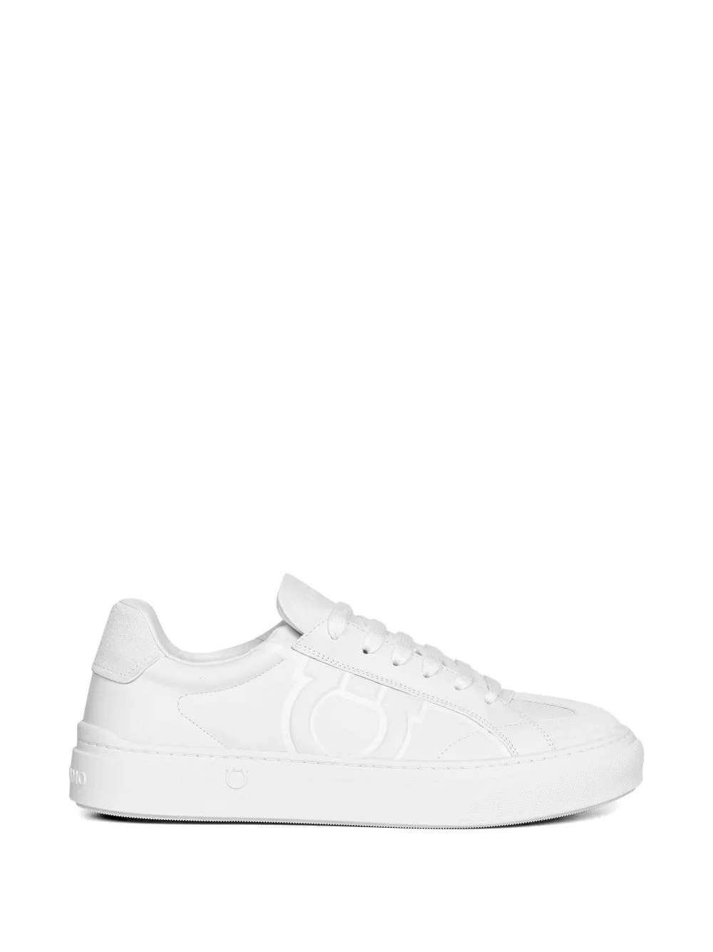 Gancini leather sneakers - 1