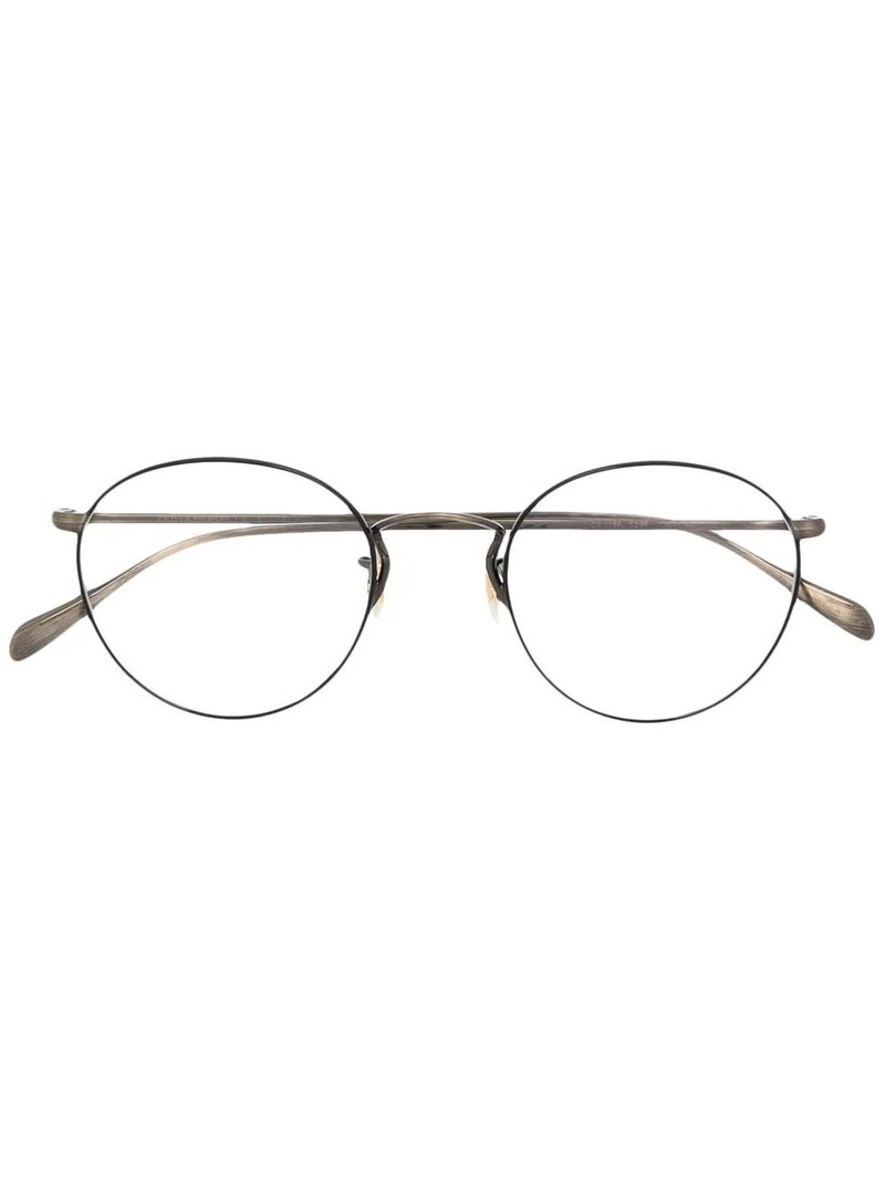 logo round-frame glasses 1