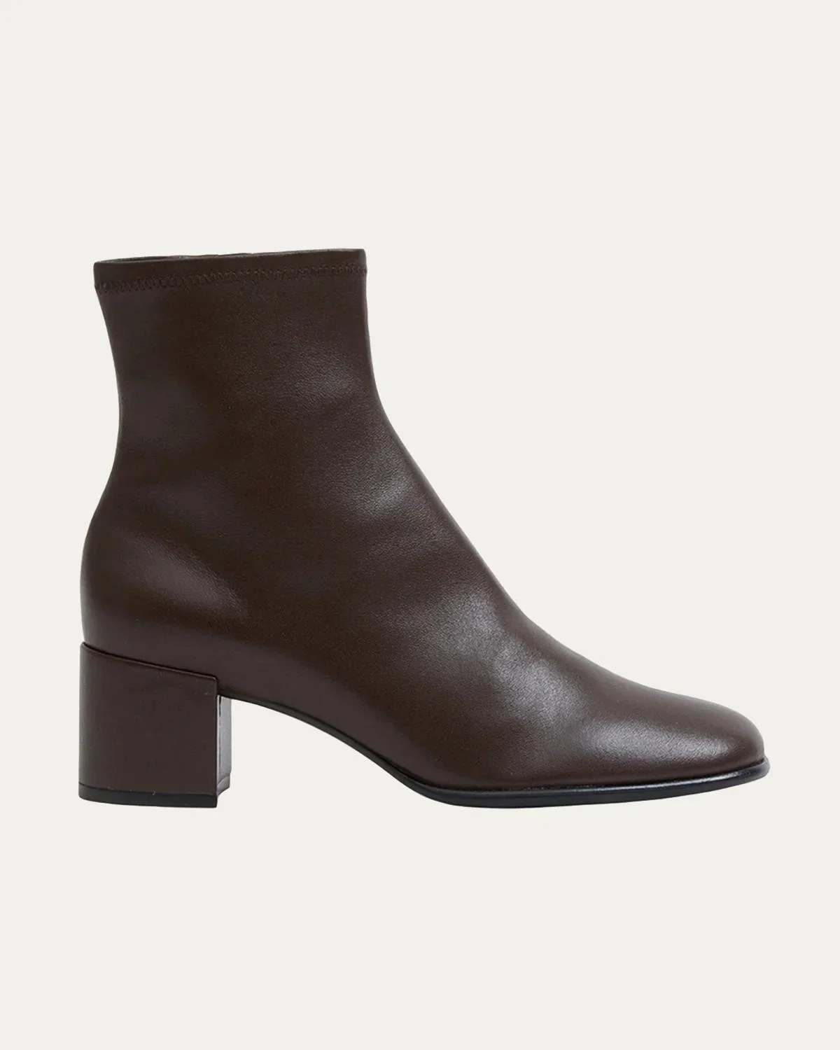 Bianca Stretch Leather Ankle Boots - 1