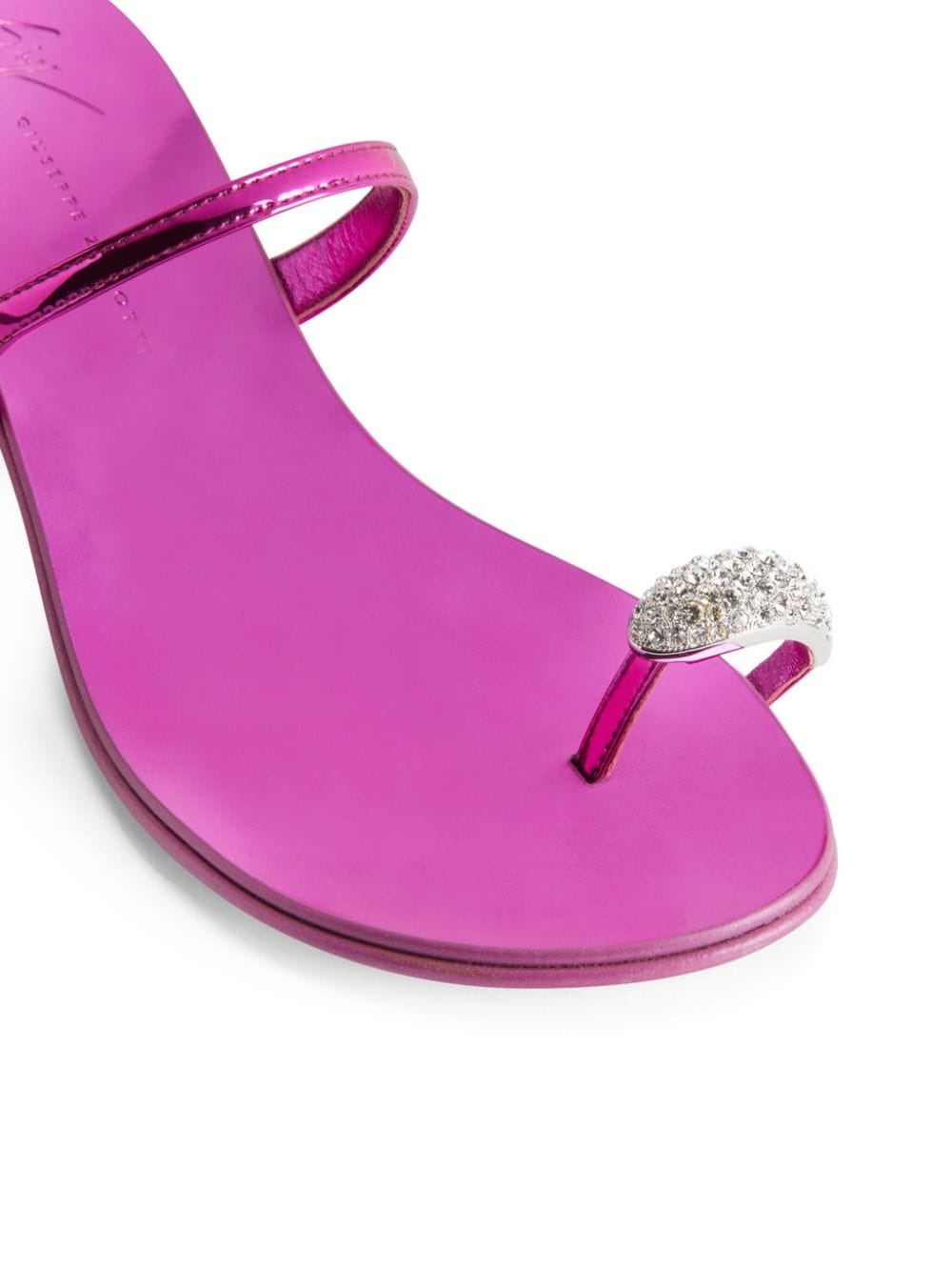 Ring 40mm leather sandals - 4