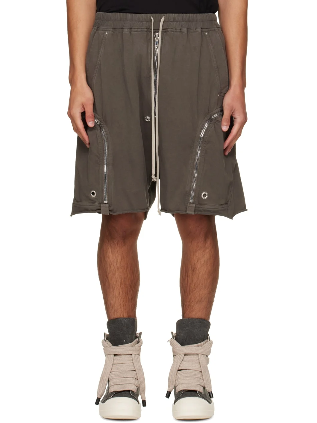 Gray Tower Bauhaus Shorts - 1