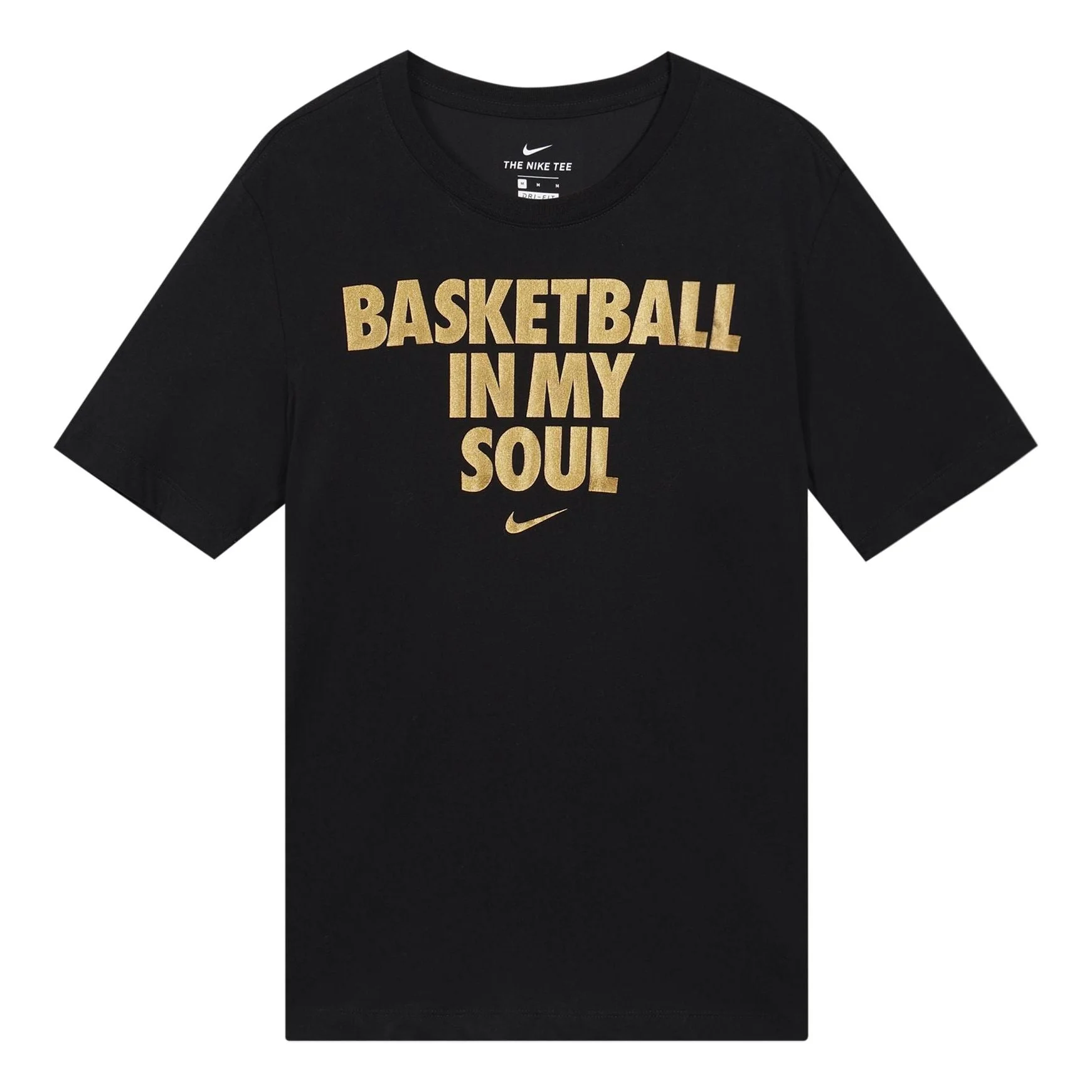 Nike Sportswear Alphabet Printing Short Sleeve Black CT5970-011 - 1