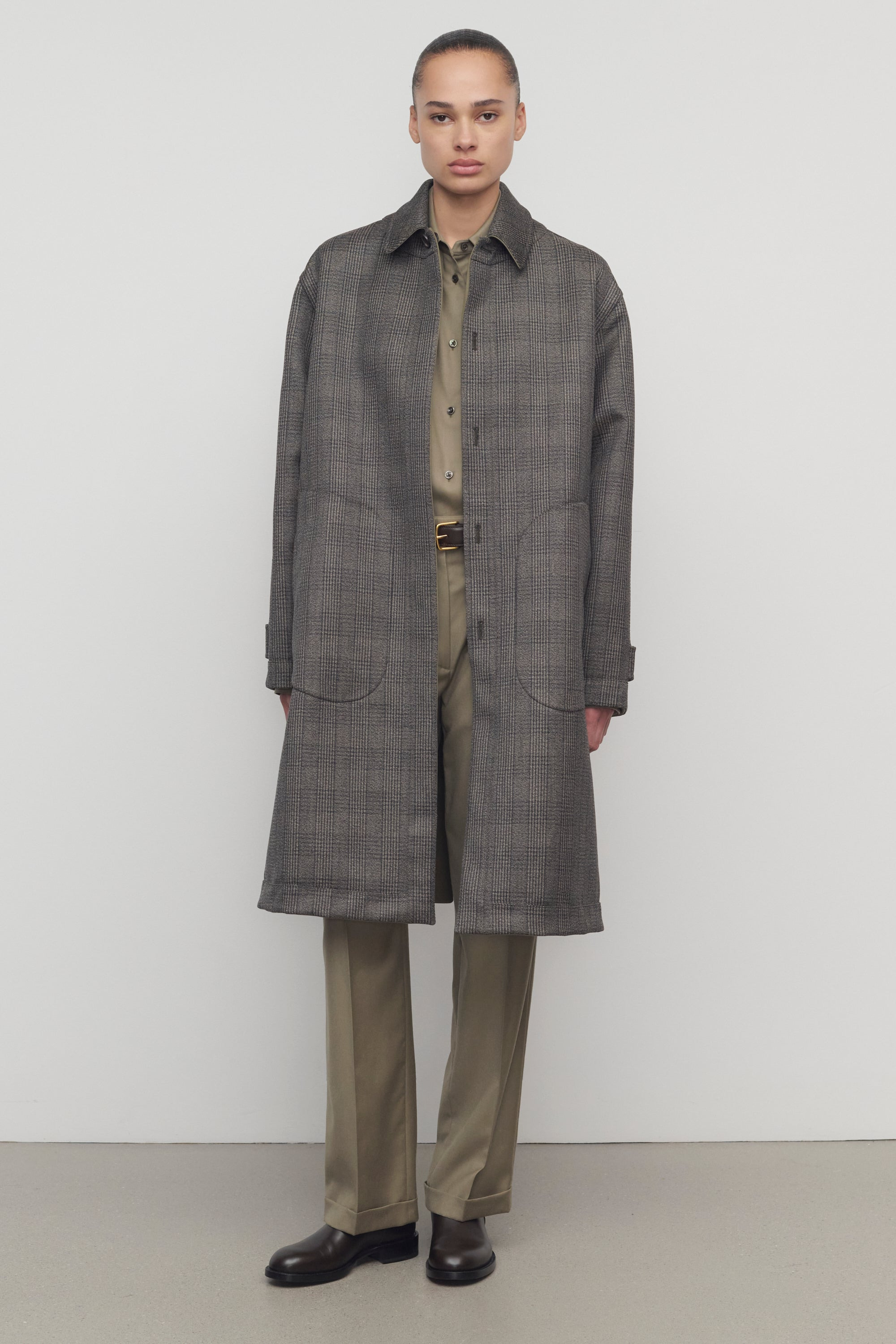 Palomar Coat in Virgin Wool and Silk - 3