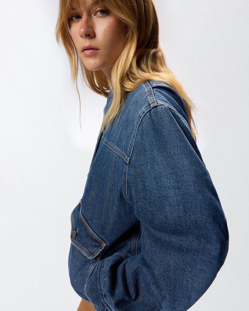 LINED DENIM JACKET 5