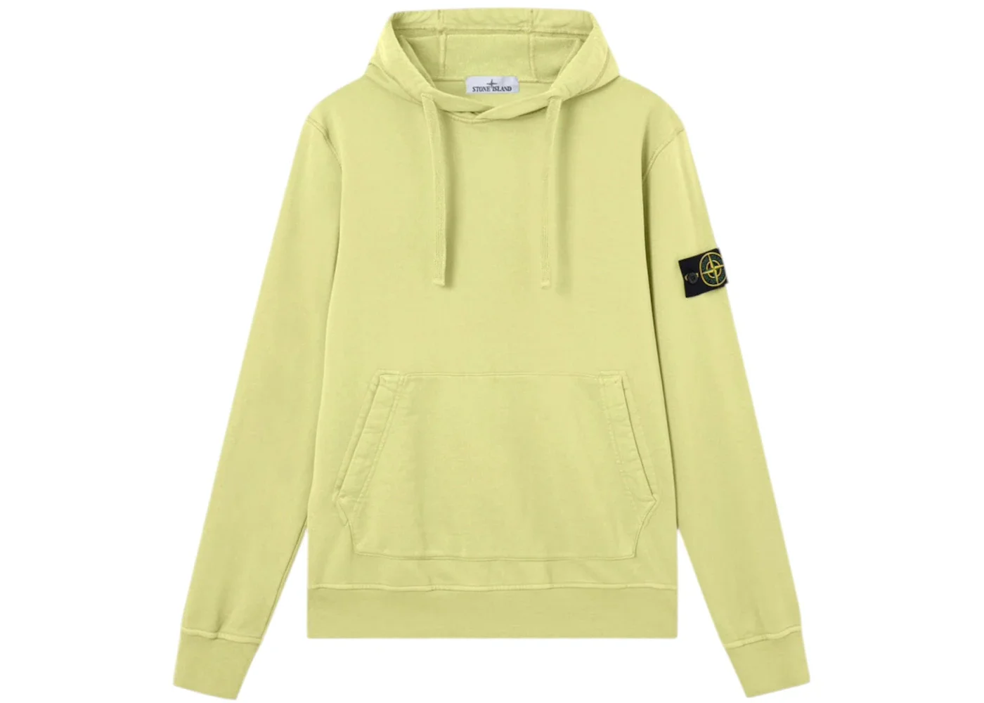 Stone Island Organic Cotton 6100062 Fleece Hoodie Fern - 1