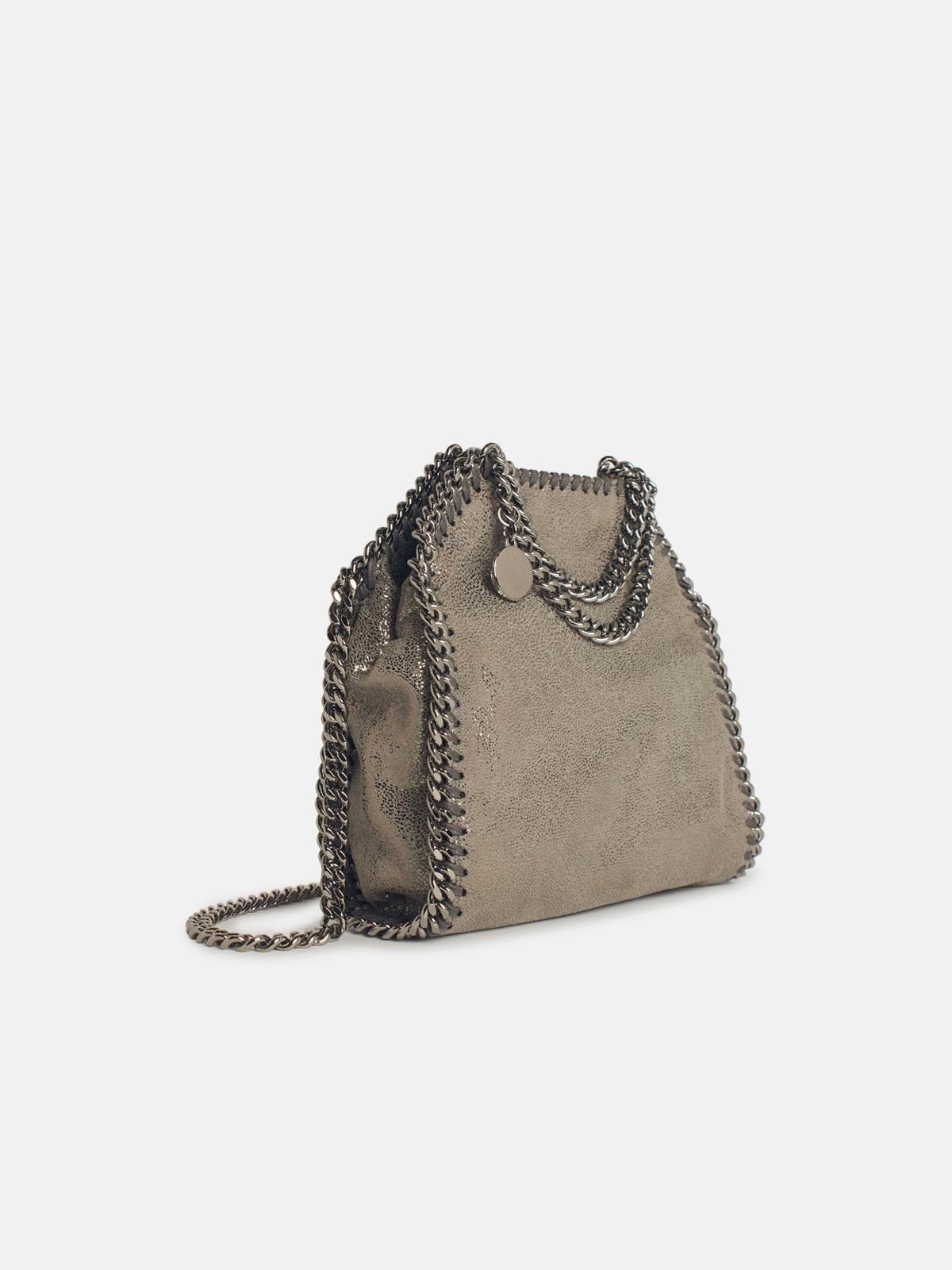 'FALABELLA TINY' SILVER FAUX LEATHER BAG - 2