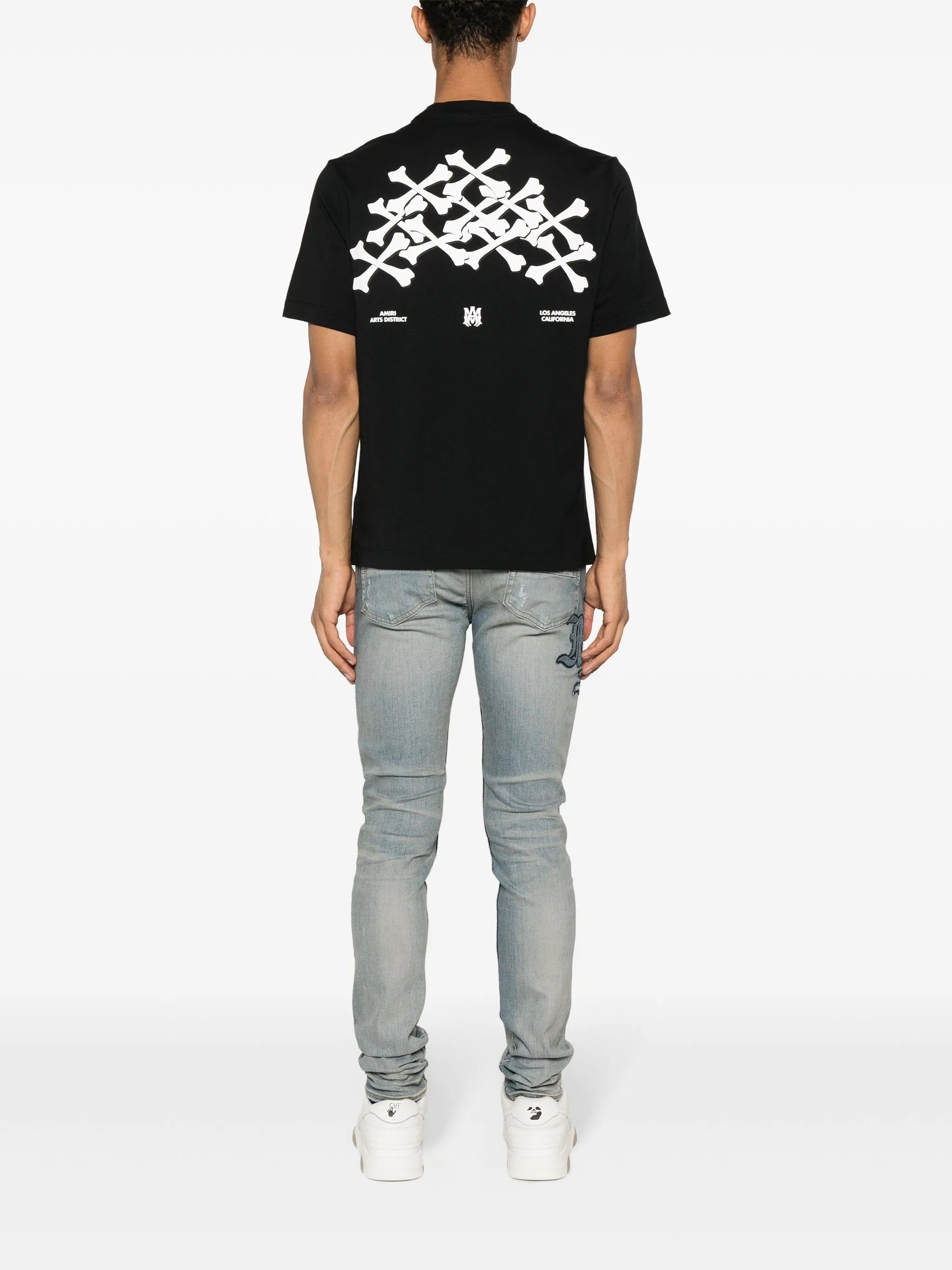 Bones Stacked Cotton T-shirt - 3