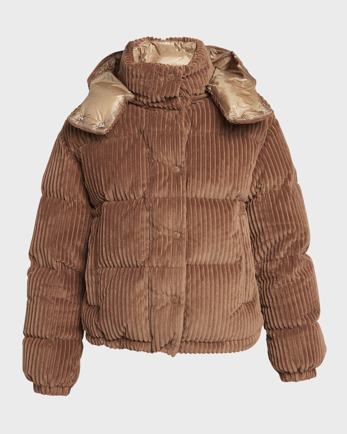 Daos Velvet Corduroy Puffer Jacket - 1