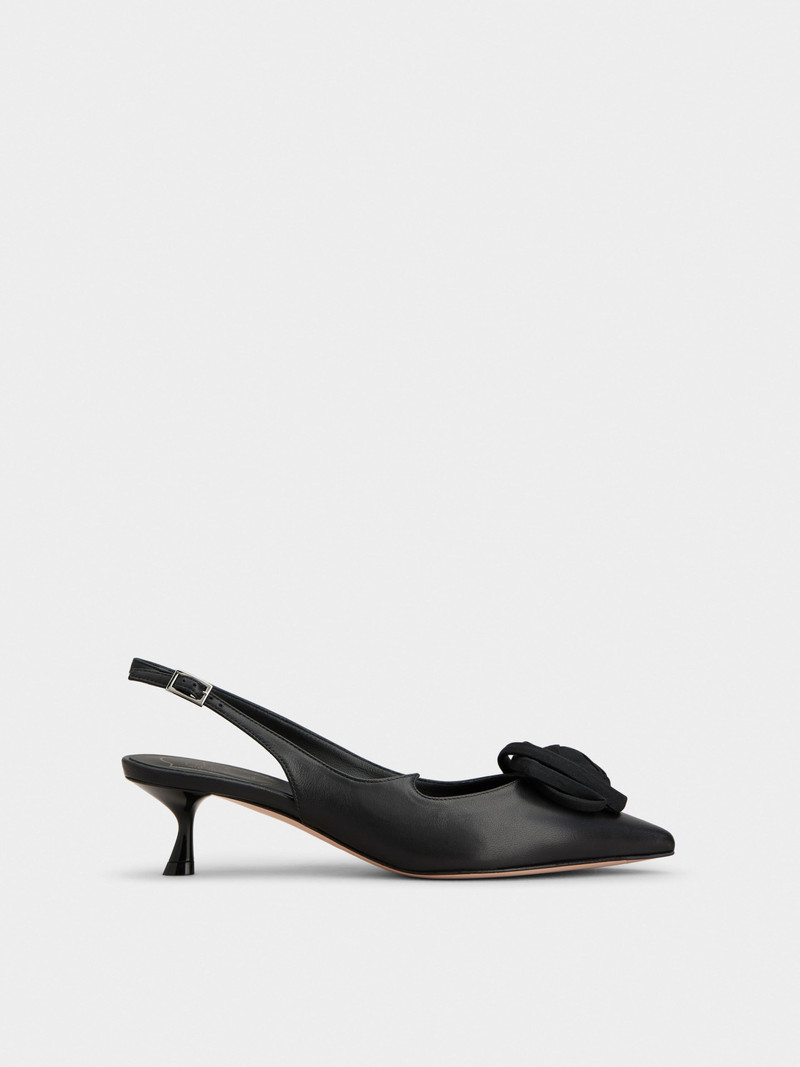 Rose Vivier Slingback Pumps in leather 1