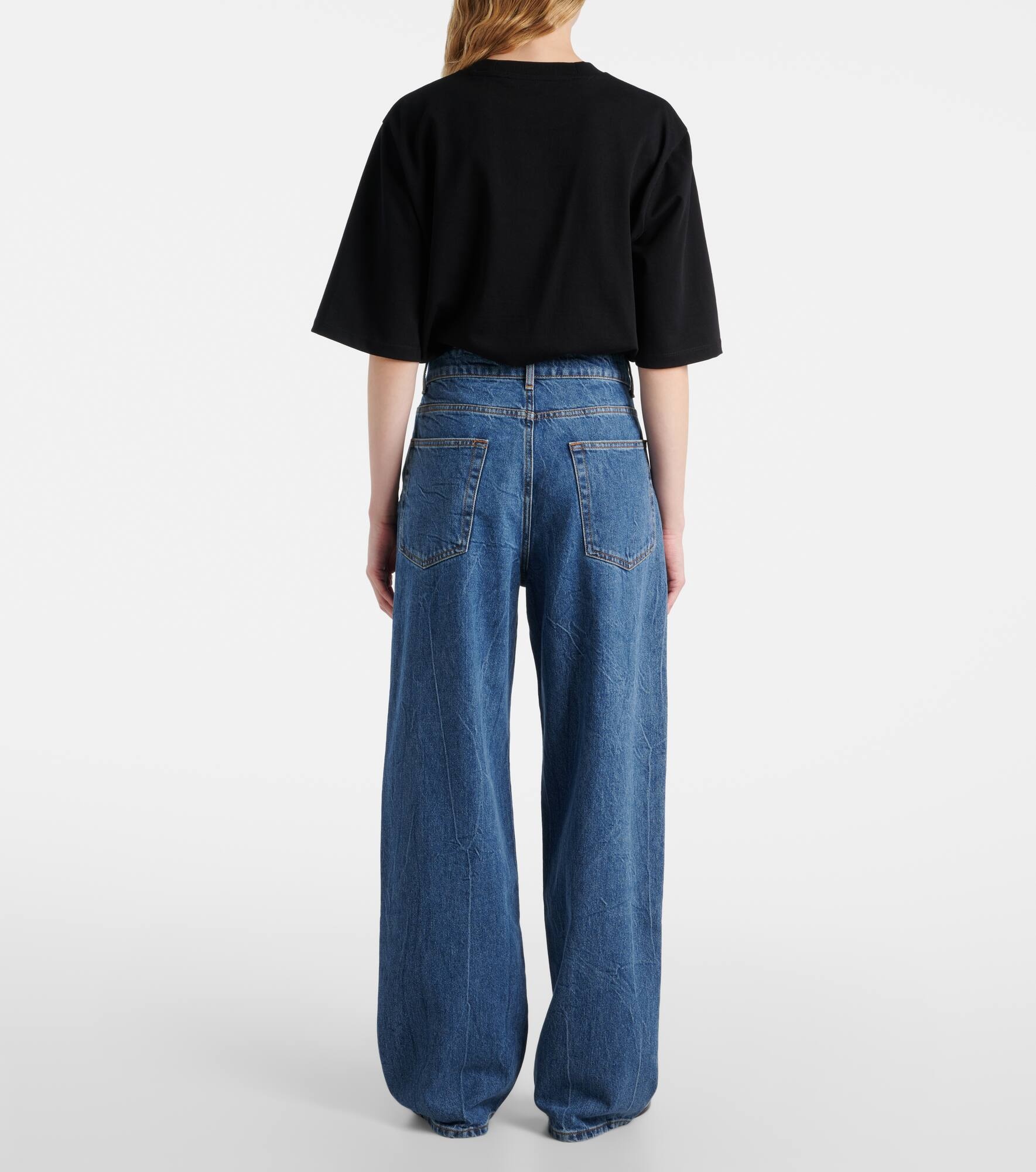 High-rise wide-leg jeans - 3