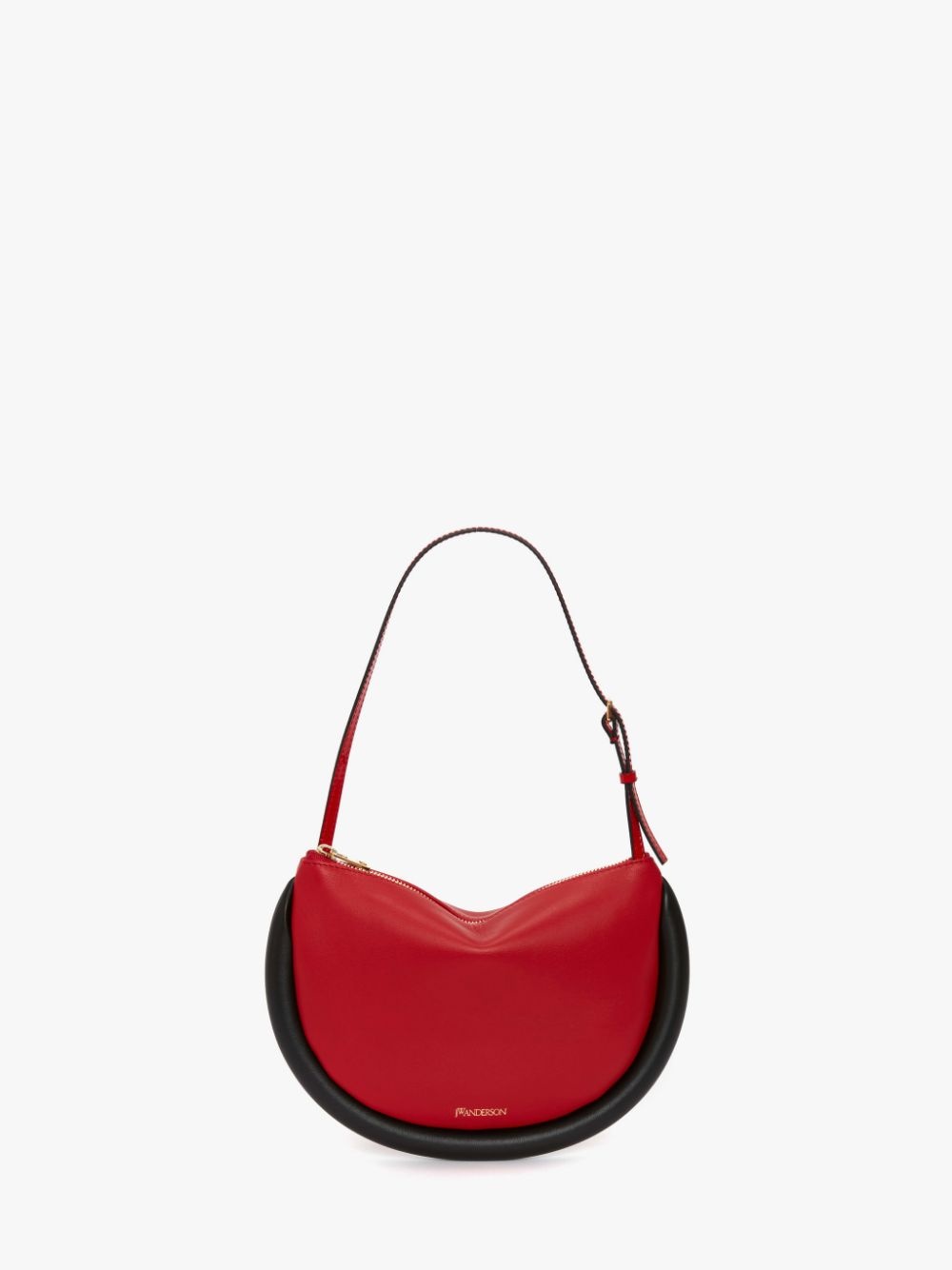 BUMPER-MOON LEATHER SHOULDER BAG - 4