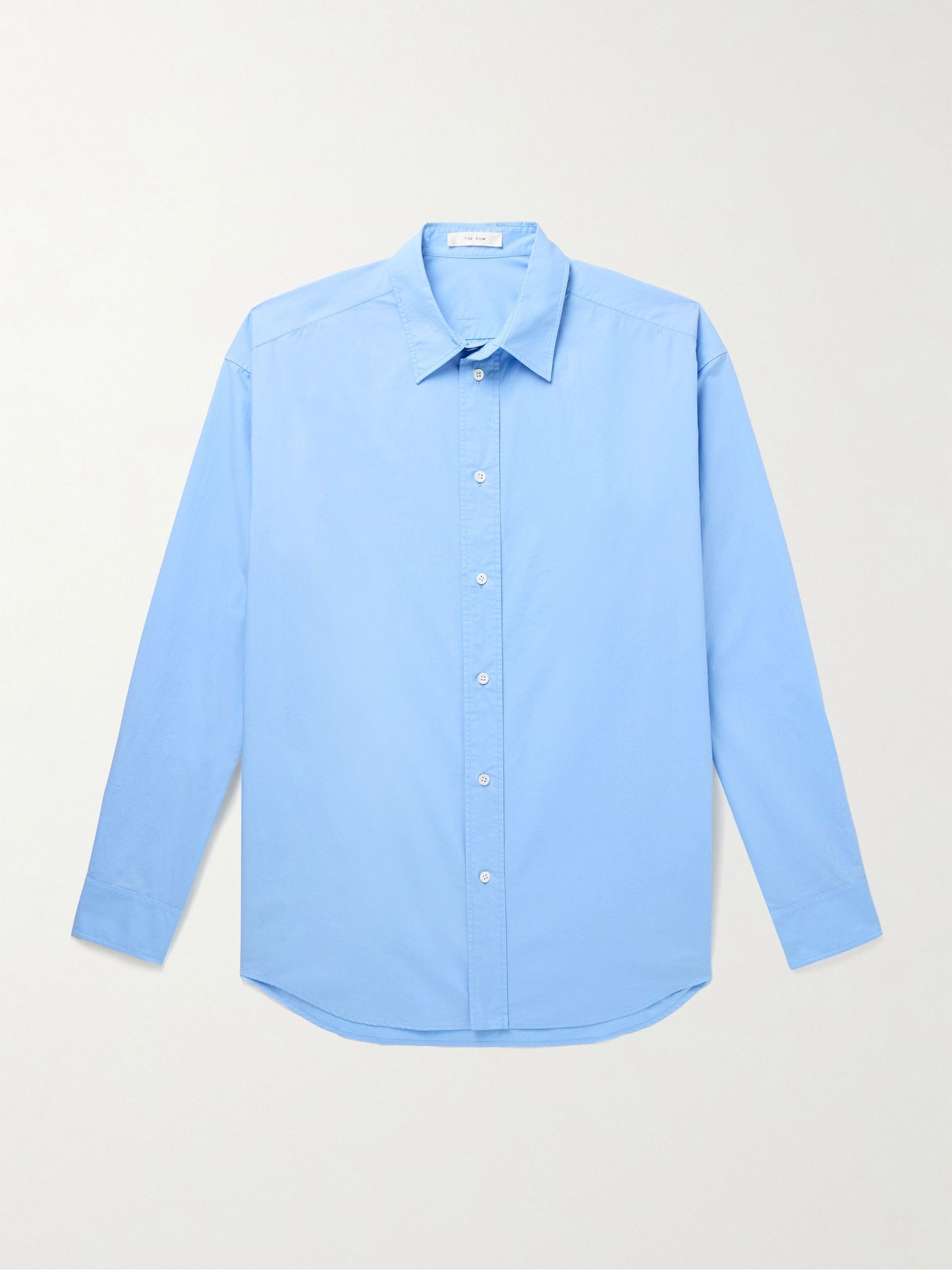 Miller Cotton-Poplin Shirt Blue - 1