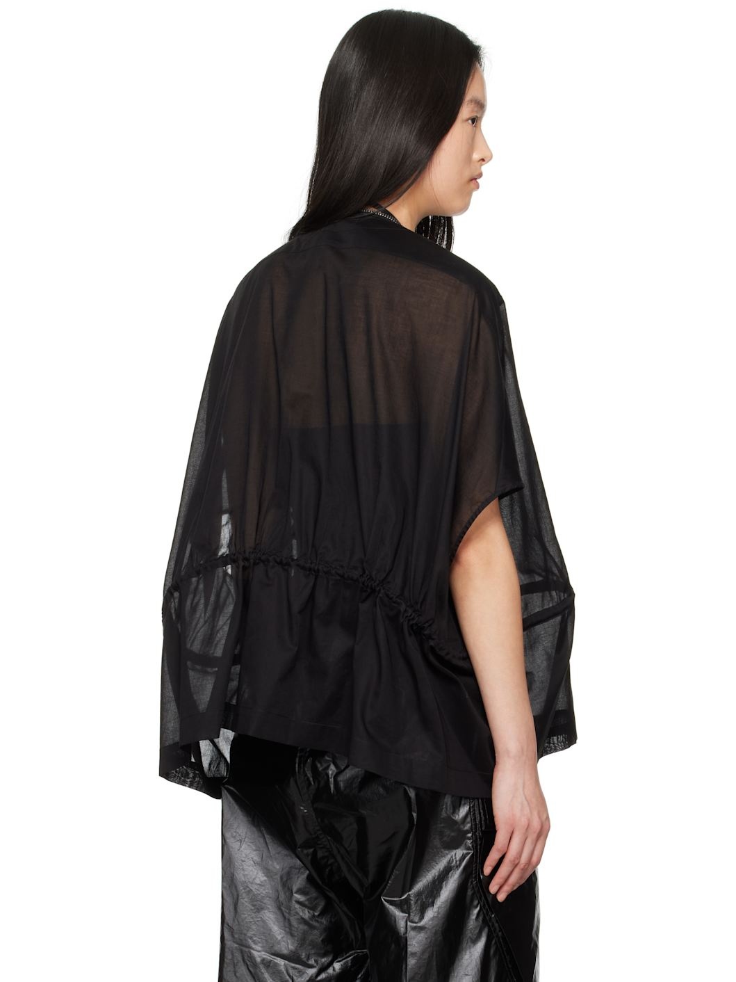【関税込み】Rick Owens ブラック Hollywood Sail ジャケット Rick Owens Black Hollywood Sail Jacket | REVERSIBLE