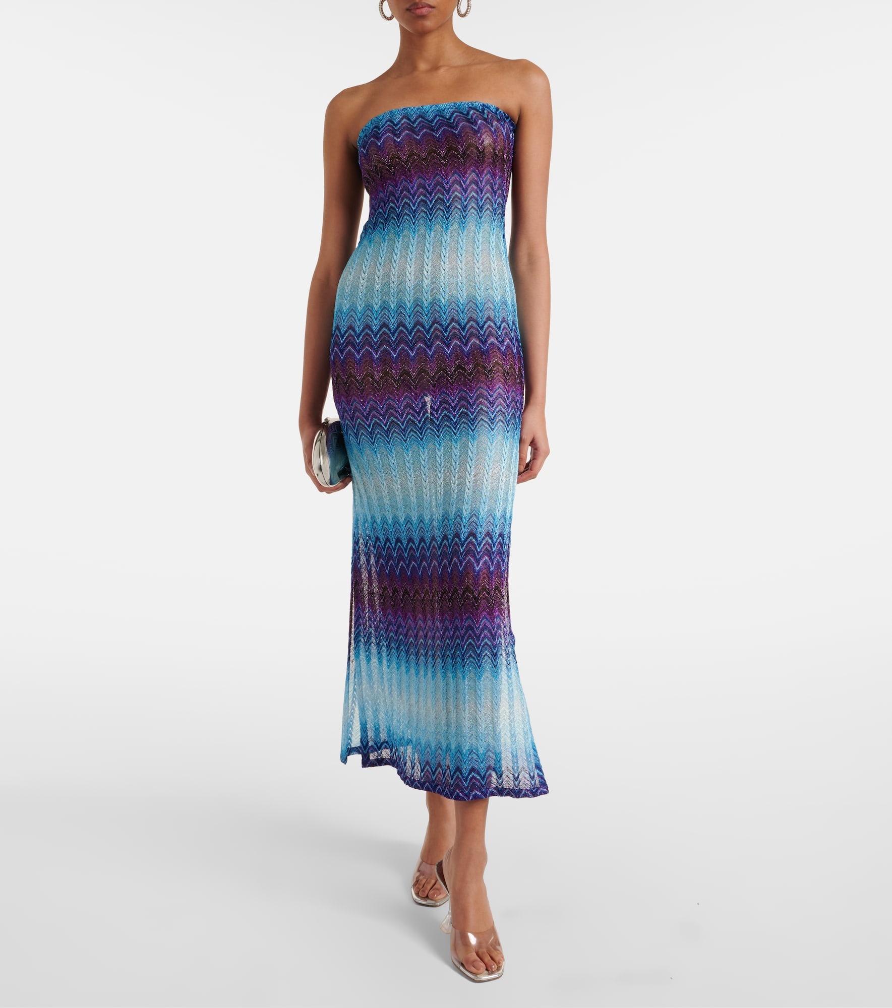 Lamé beach cover-up - 2