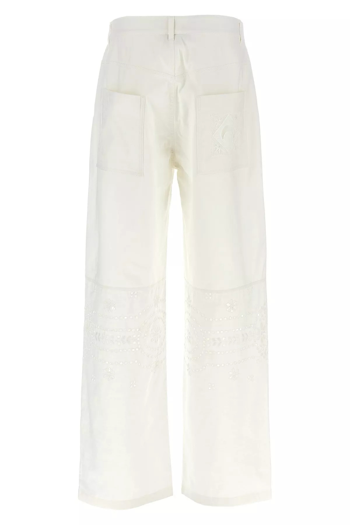 Cut-out embroidery pants - 13