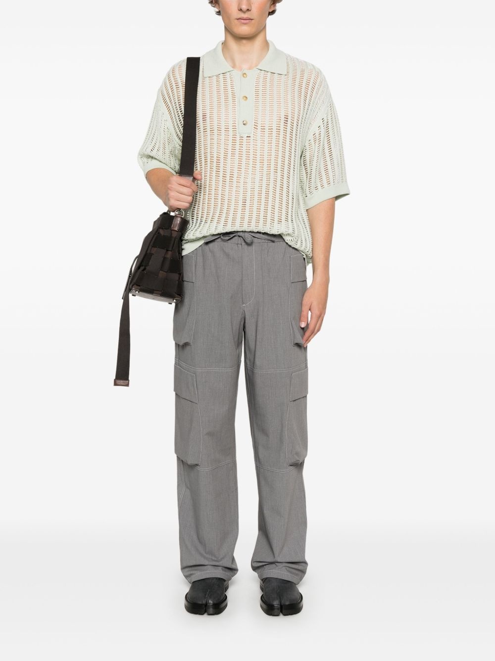 drawstring cargo pants - 2