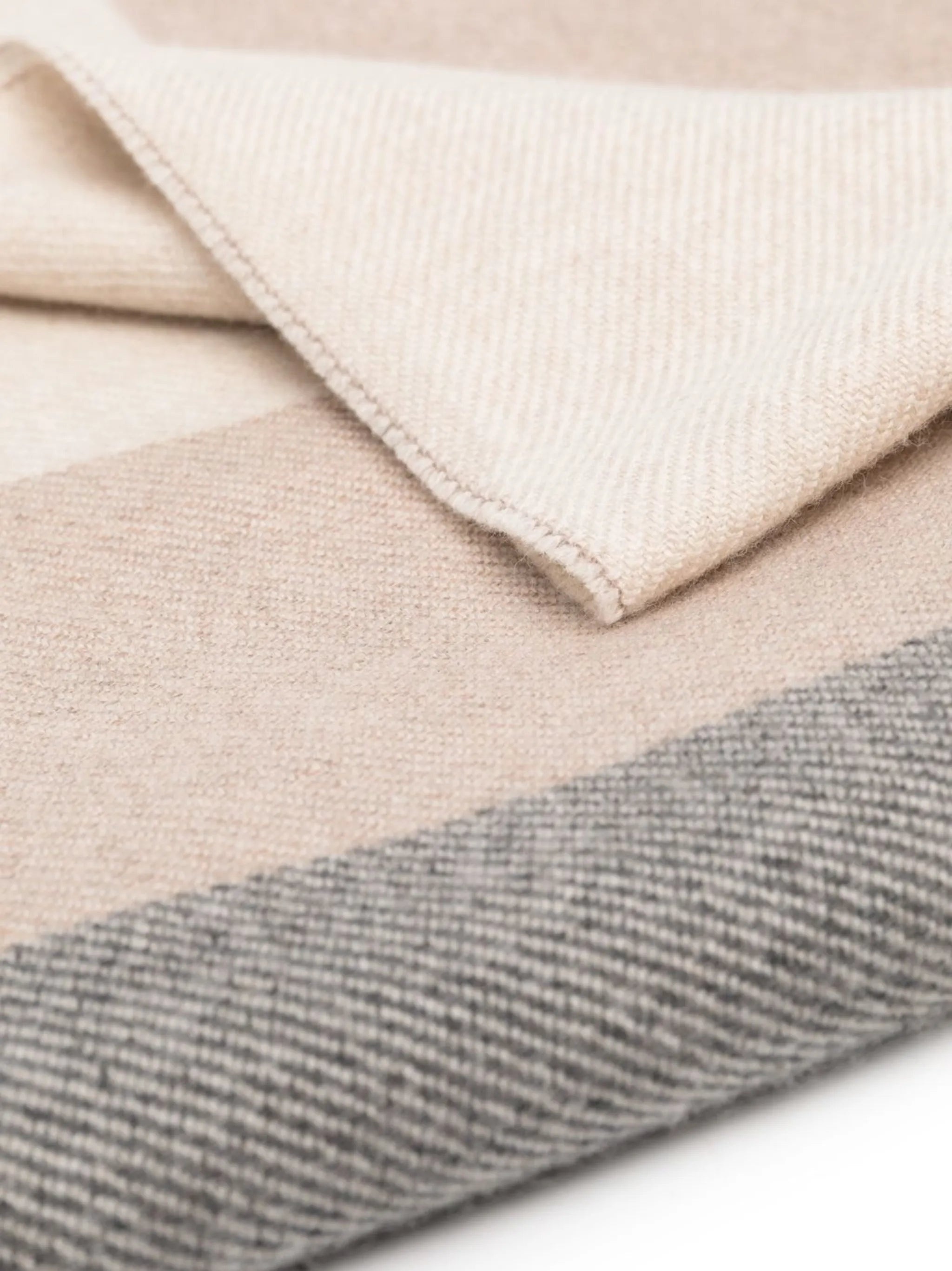 Brunello Cucinelli Striped Wool Scarf - 3