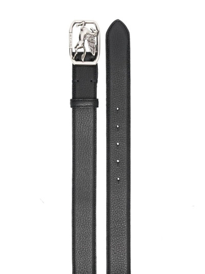 Etro pegasus-buckle leather belt outlook