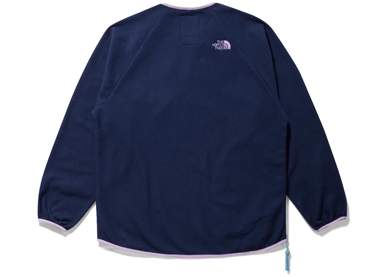 The North Face The North Face x Clot Fleece Pullover Navy outlook