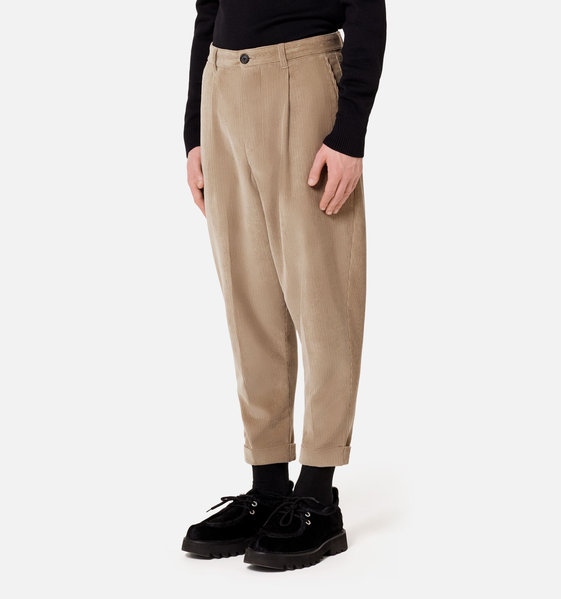 Carrot Oversized Trousers - 4