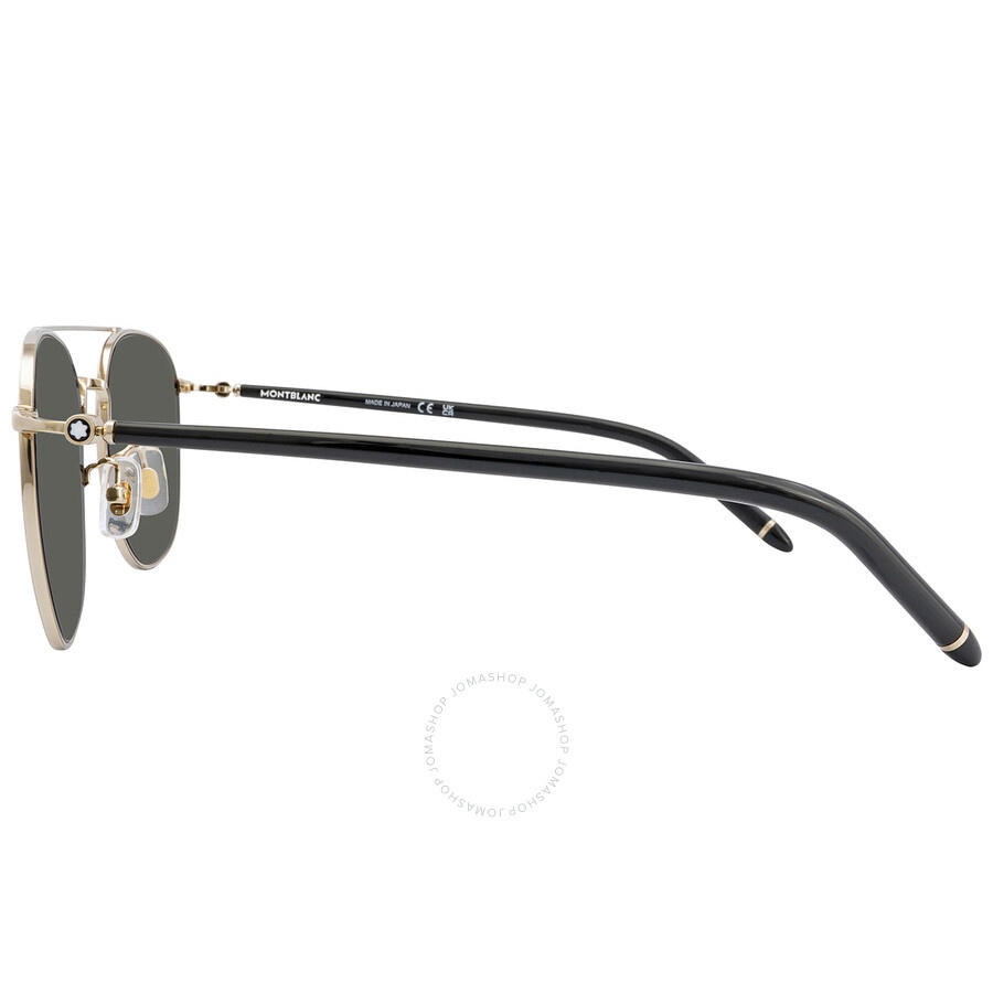 Montblanc Grey Pilot Men's Sunglasses MB0271S 006 56 - 4