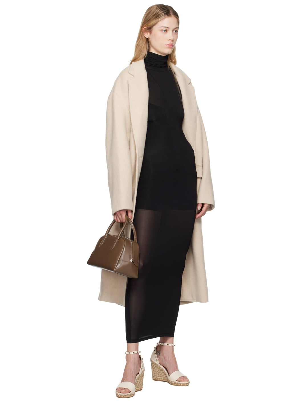 Black Vanessa Midi Dress - 4