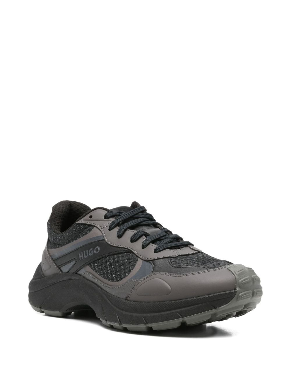 panelled sneakers - 2