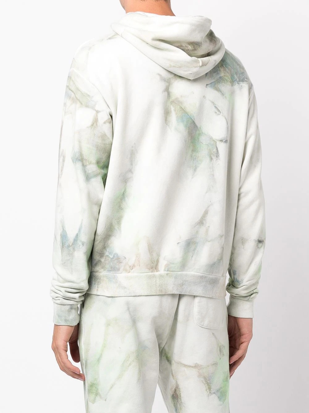 tie-dye cotton hoodie - 4