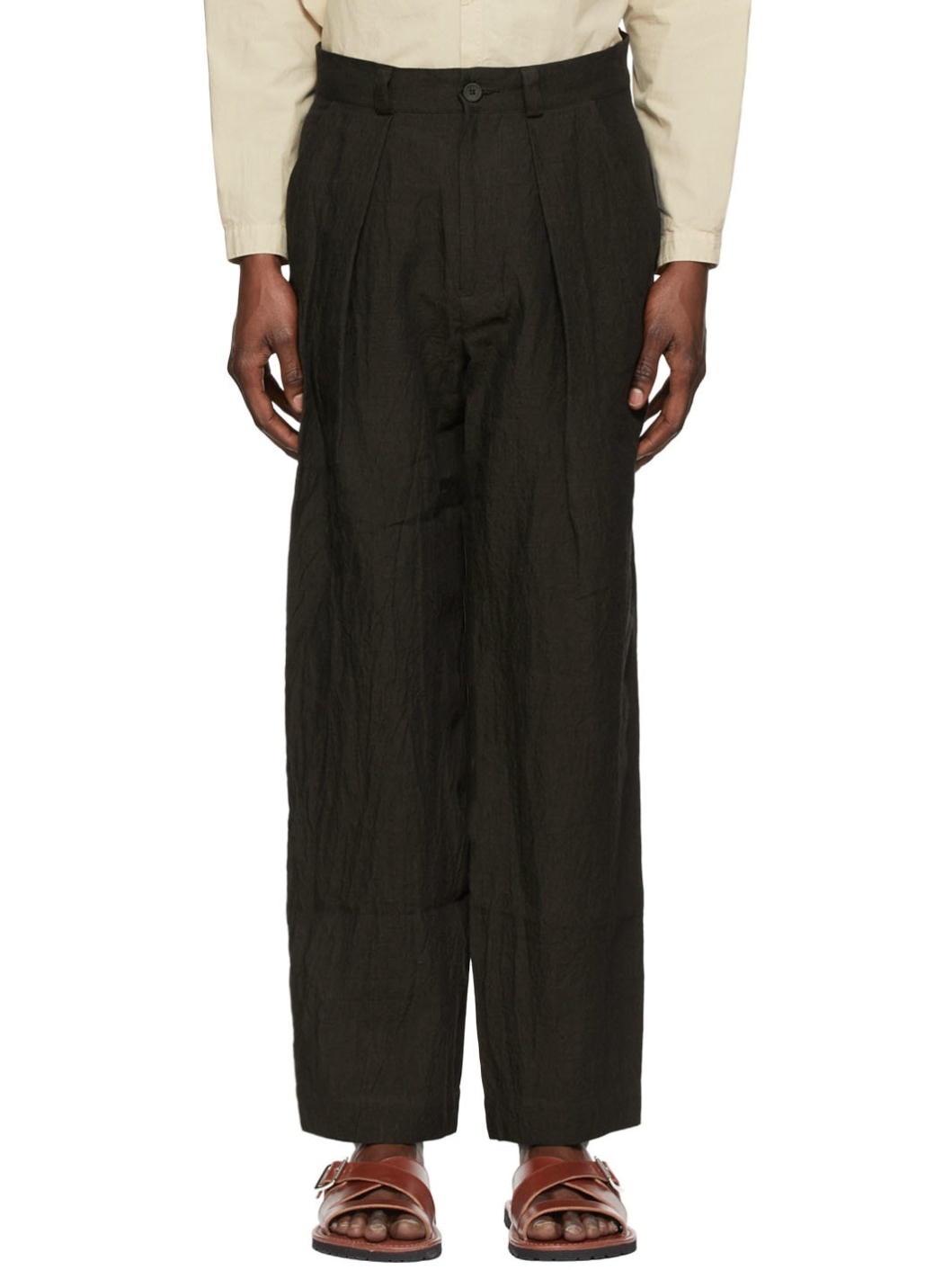 Green 'The Botanist' Trousers - 1
