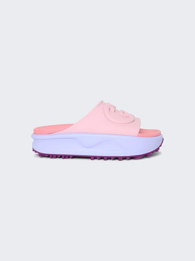 logo-embossed flatform slides - 1