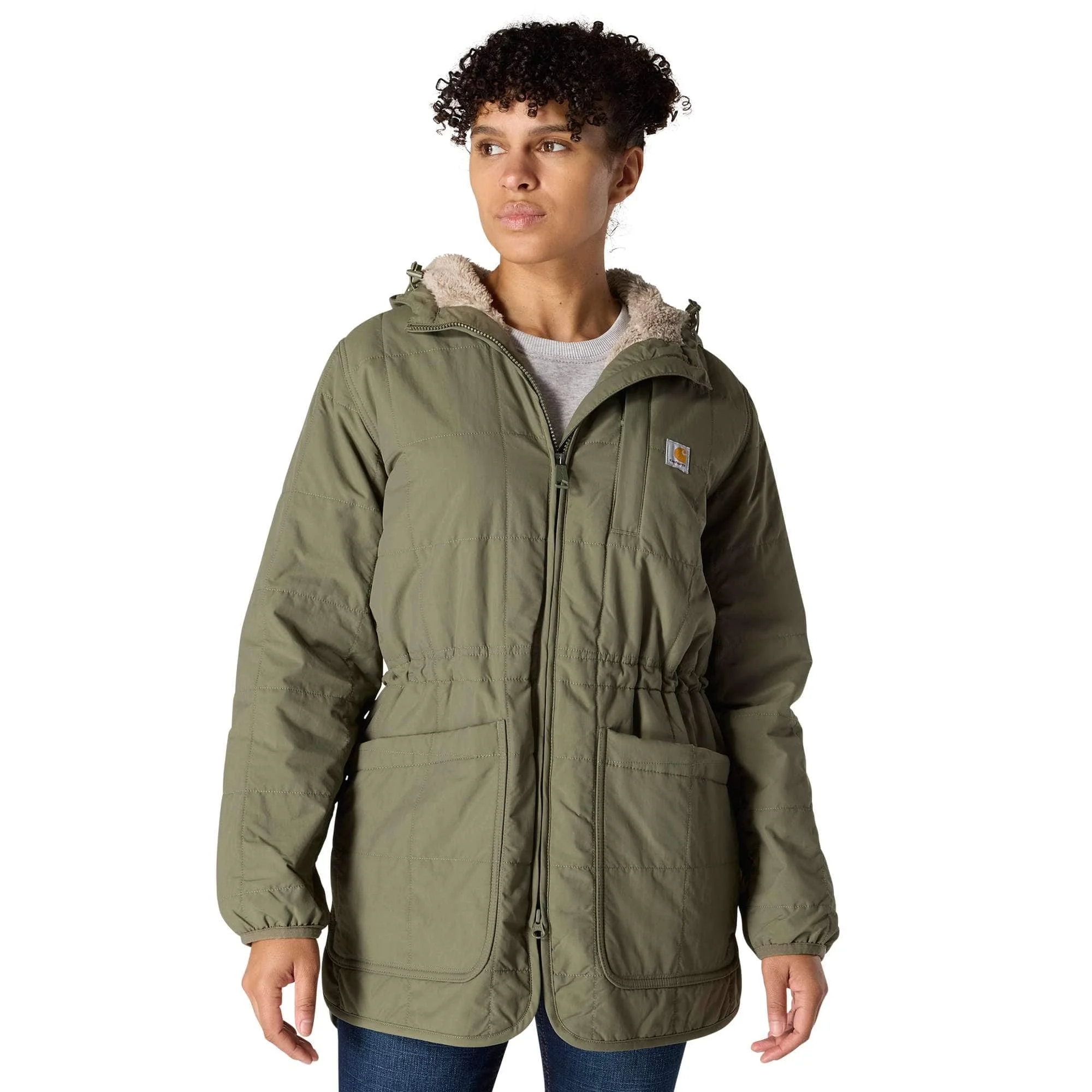 Women's Rockford Loose Fit Lightweight Insulated Hooded Coat - 4 Extreme Warmth Rating - 1
