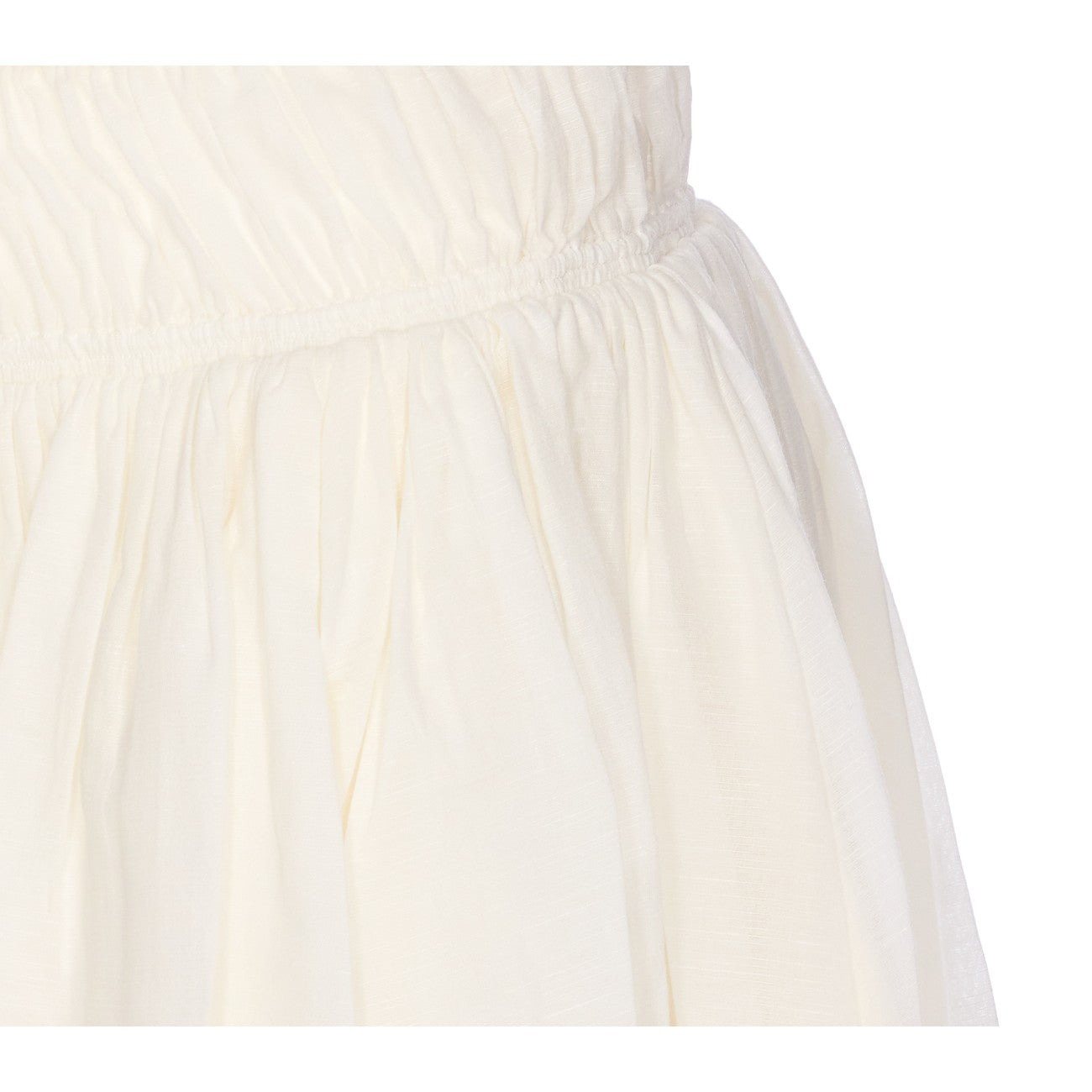 Alaia Women Linen And Cotton Skirt - 3