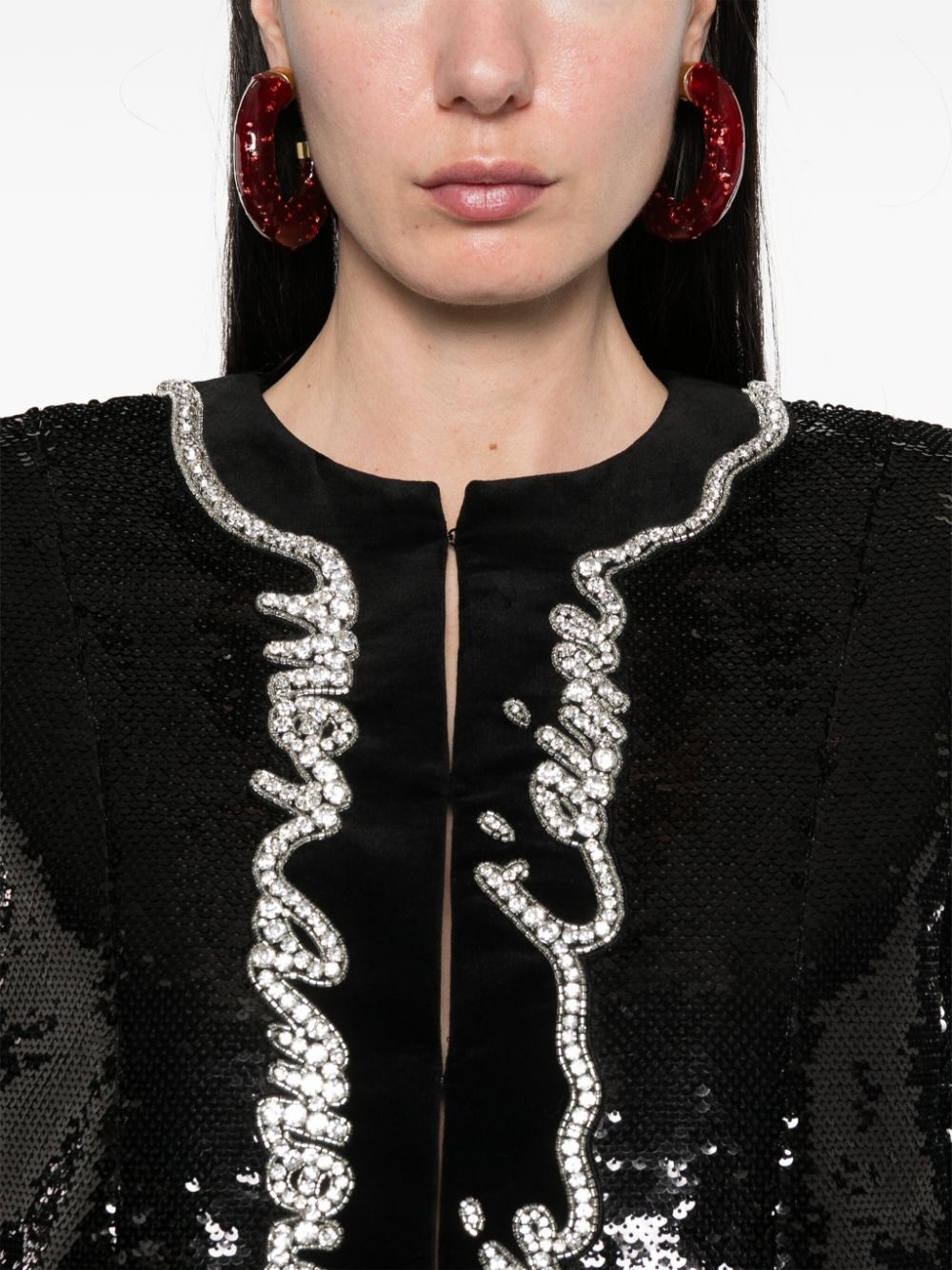 Love Letter-print jacket - 5