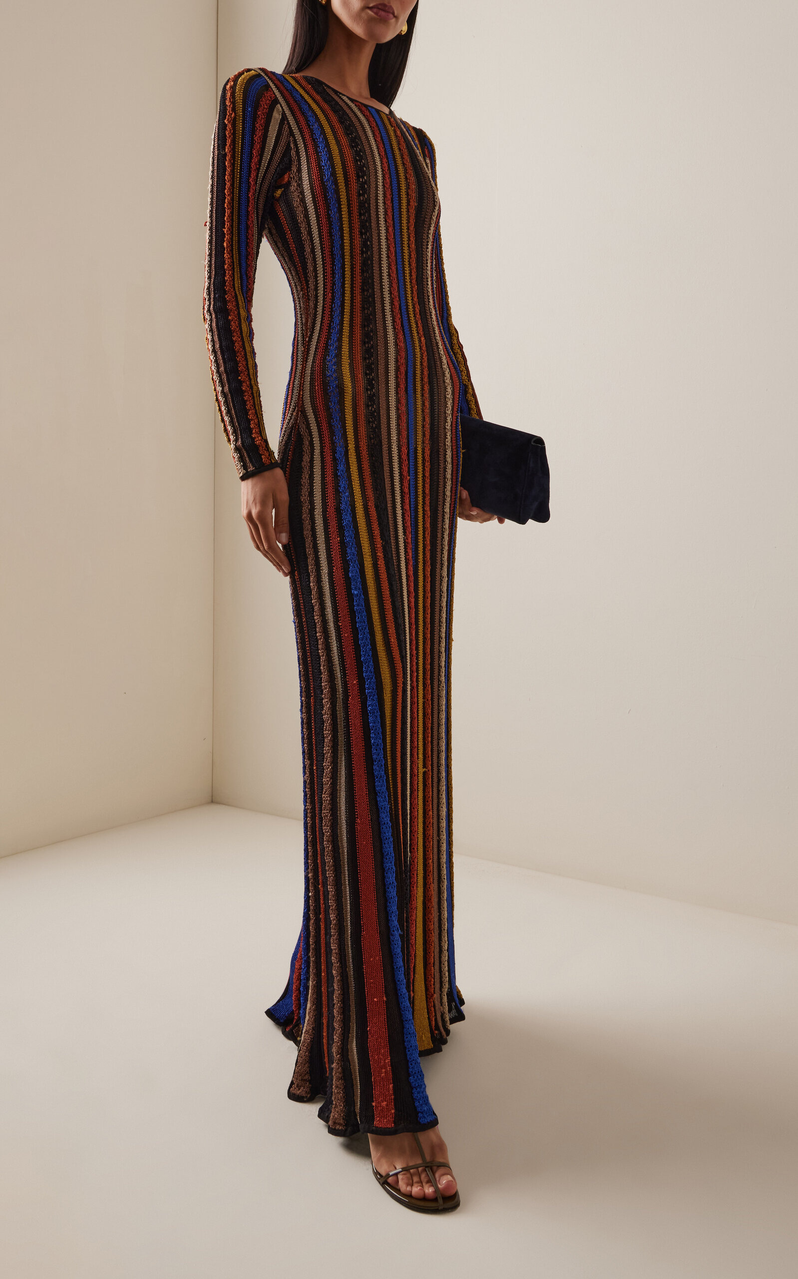 Albie Striped Knit Maxi Dress stripe - 2