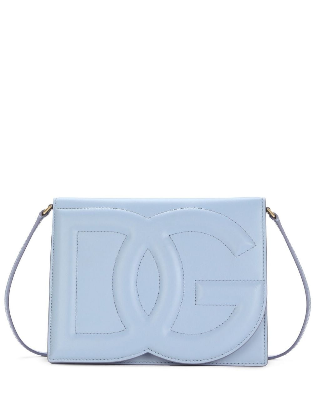 DG Logo leather crossbody bag - 1