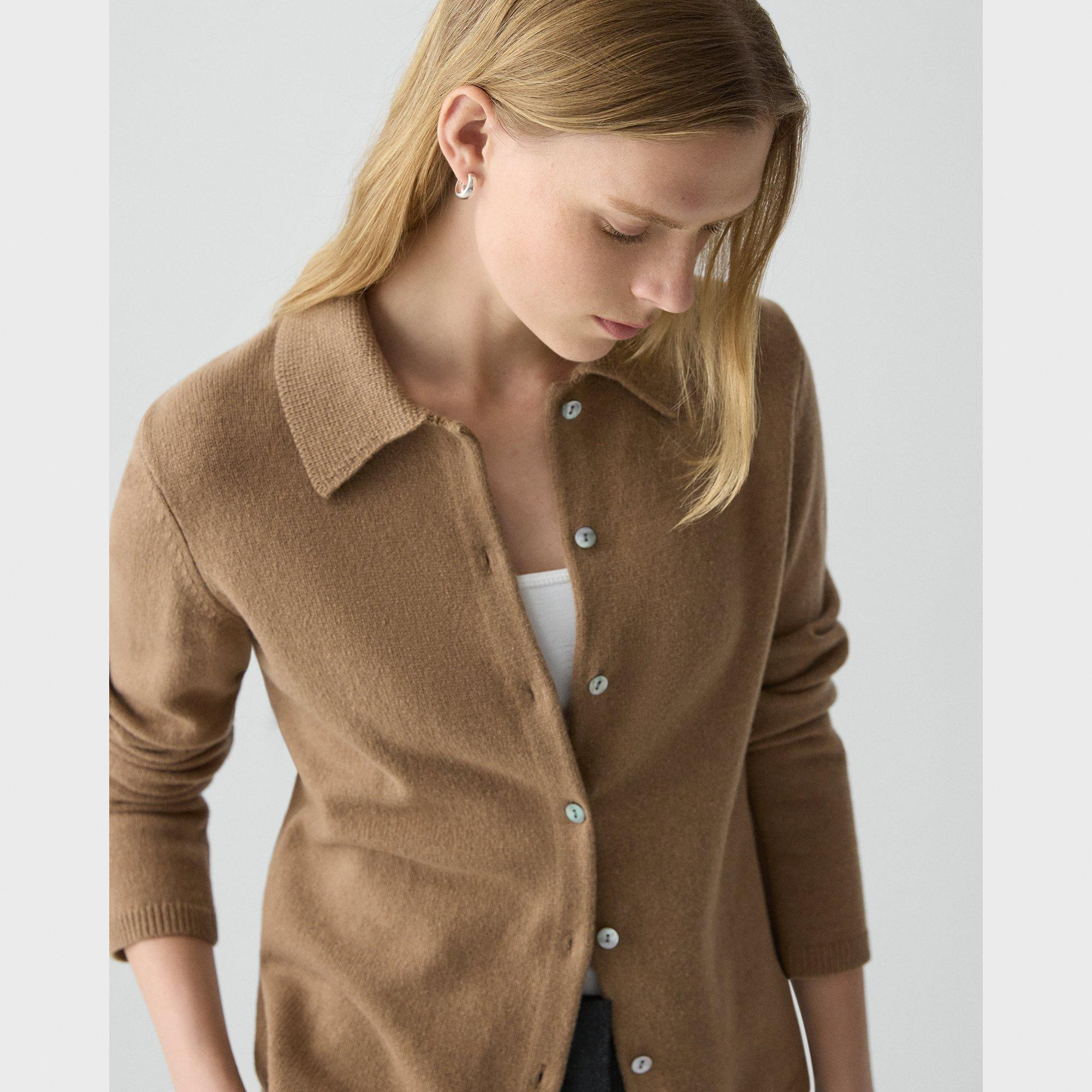 Relaxed Shirt in Recycled Cashmere - 5
