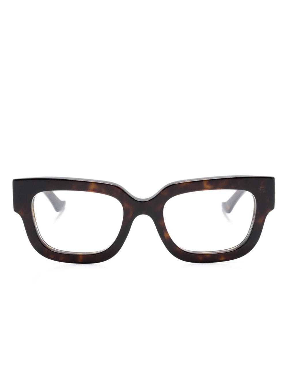 square-frame glasses - 1