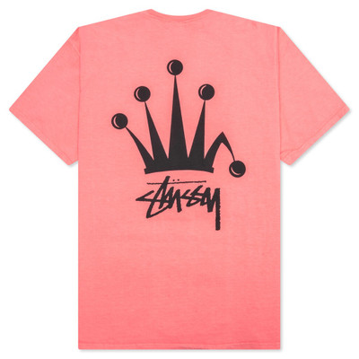 Stüssy REGAL CROWN PIGMENT DYED TEE - CORAL outlook