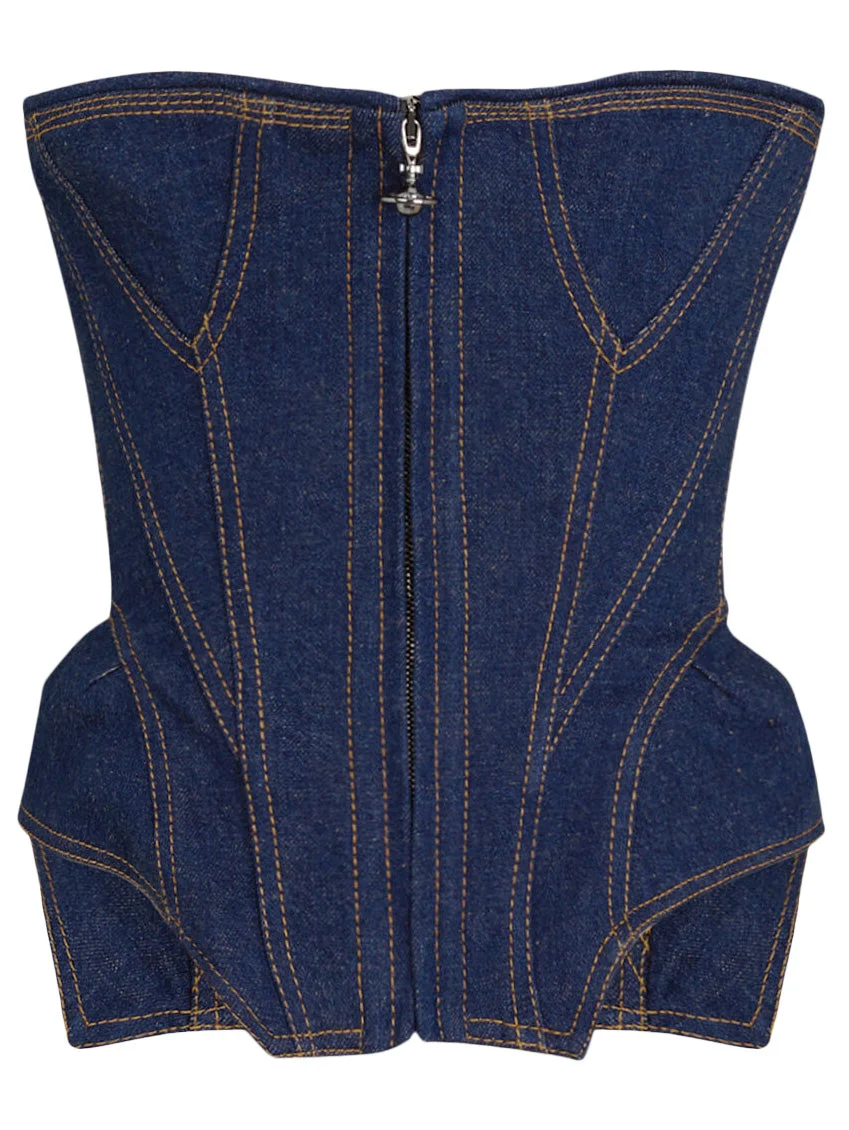 DENIM COBRAX CORSET - INDIGO - 1