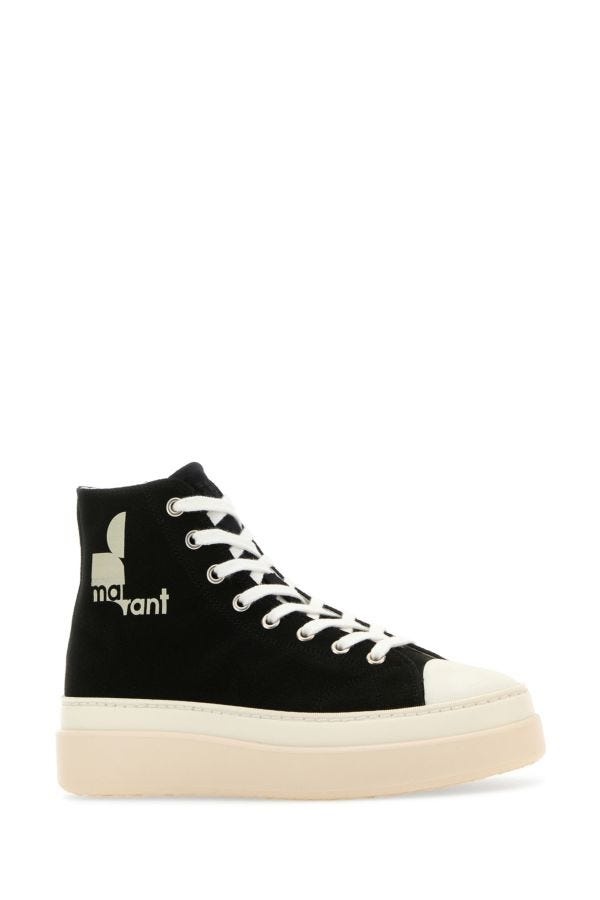 Black canvas Austen High sneakers - 2