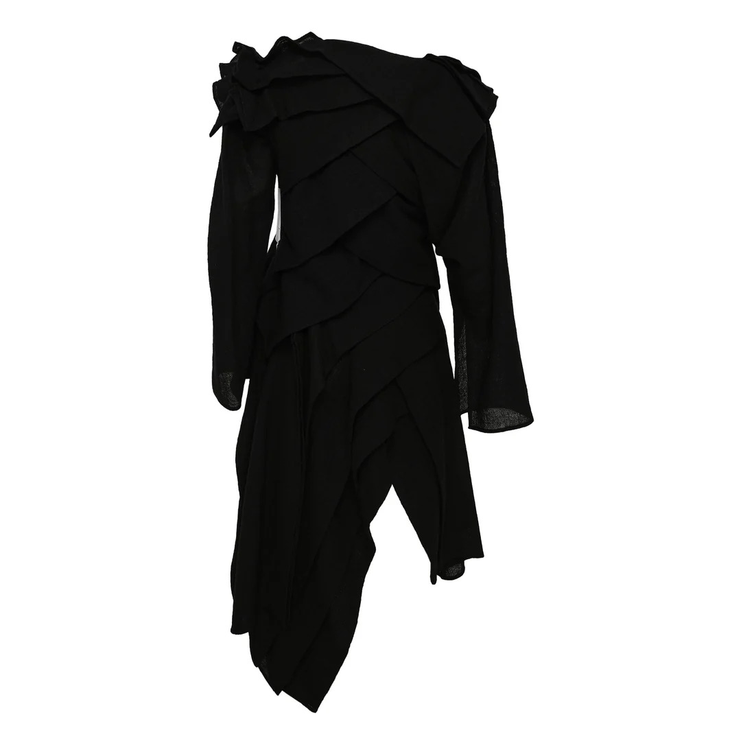 Cross Pleated Dress - 2