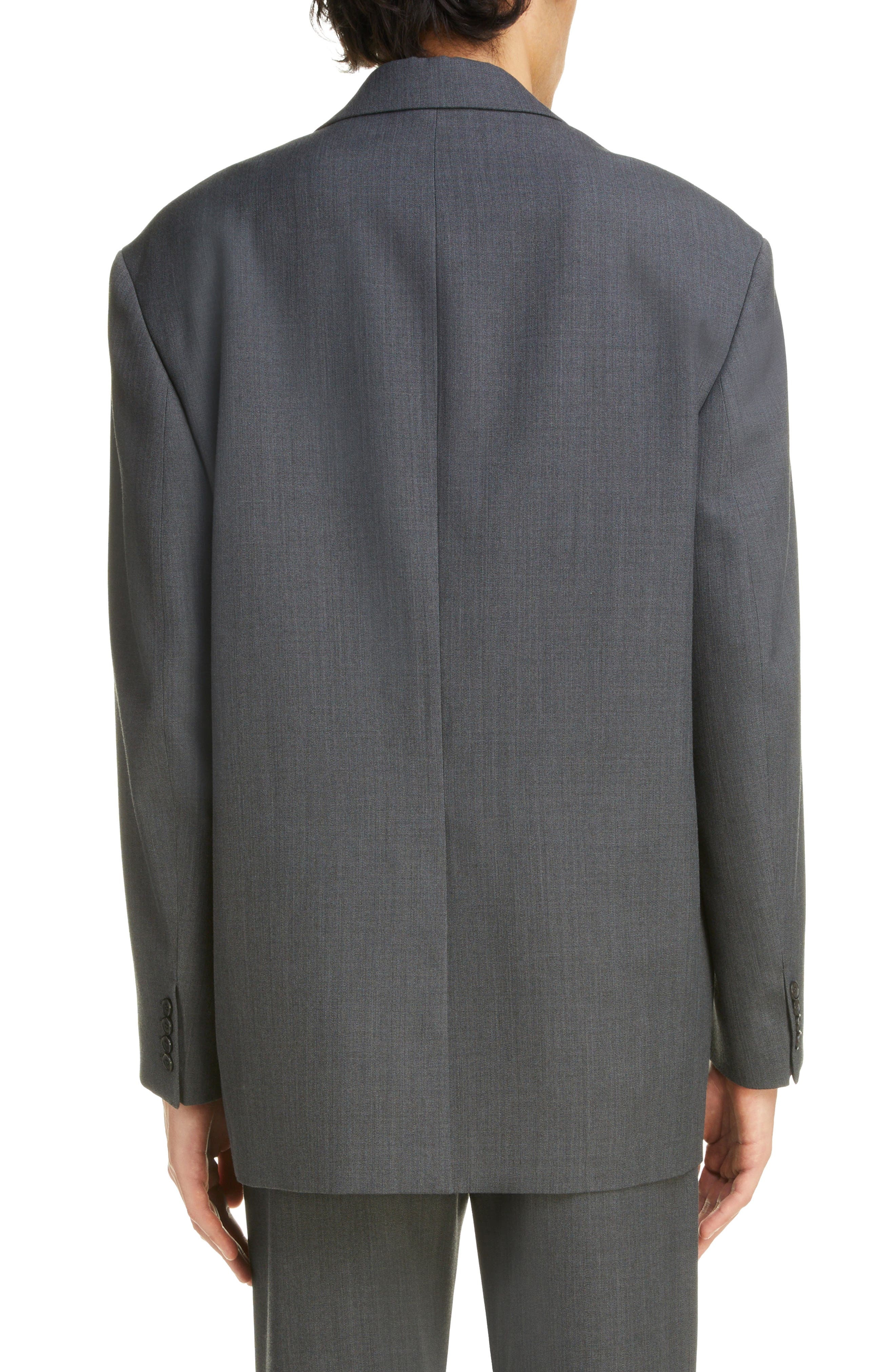 Mélange Oversize Recycled Polyester & Wool Sport Coat - 2