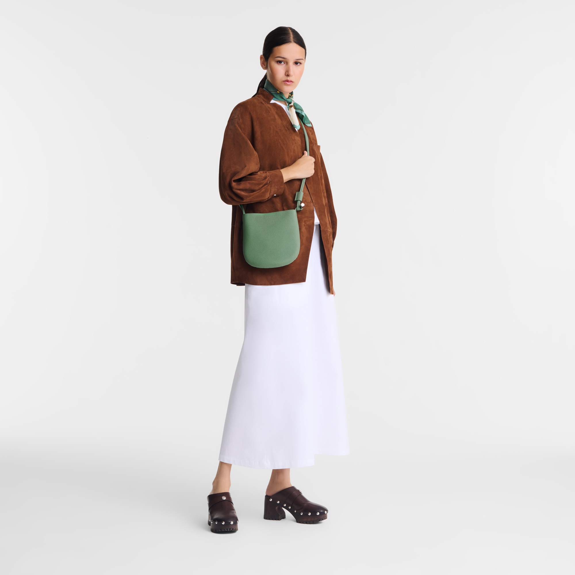 Le Roseau S Crossbody bag Oregano - Leather - 2
